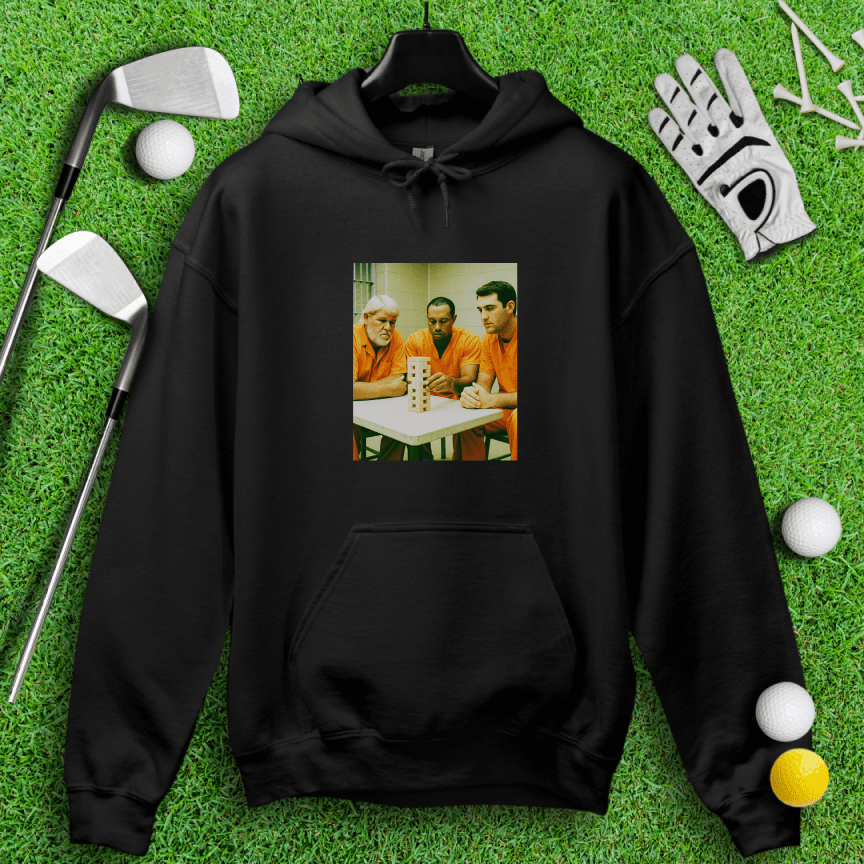 Trio Mugshot Jenga Hoodie - TeeHee Golf Gear