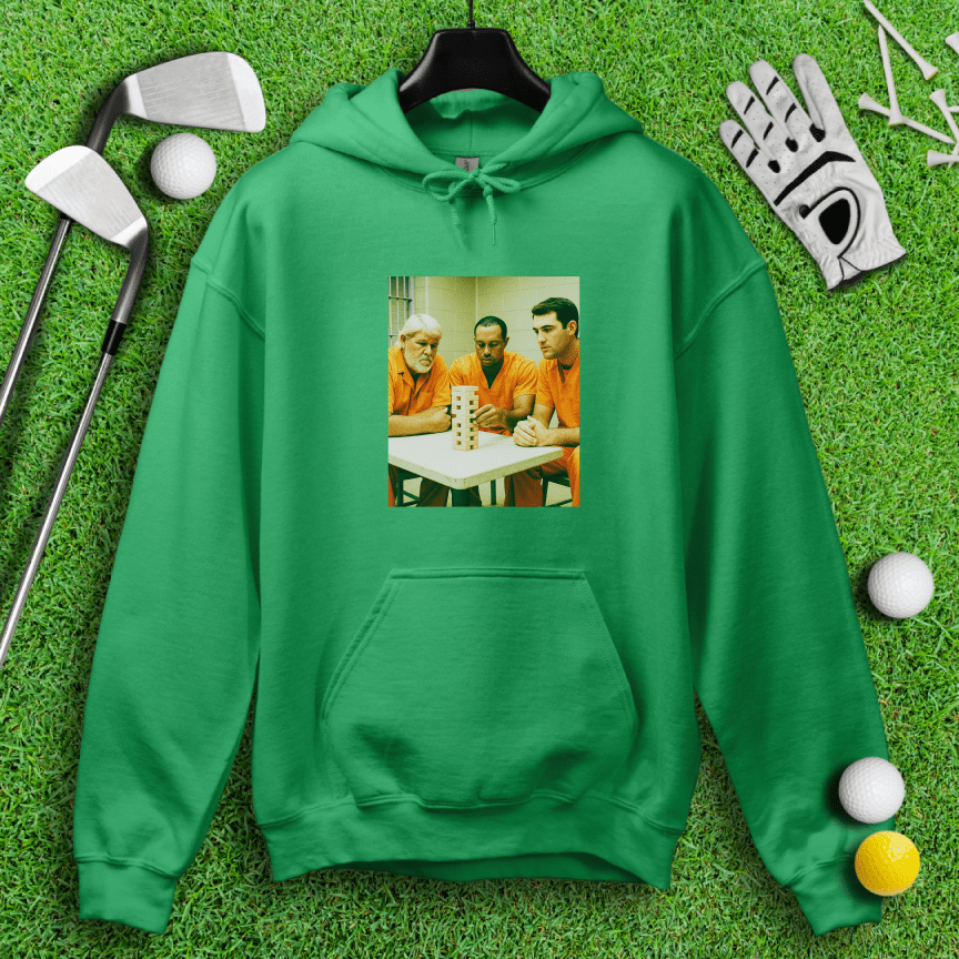 Trio Mugshot Jenga Hoodie - TeeHee Golf Gear