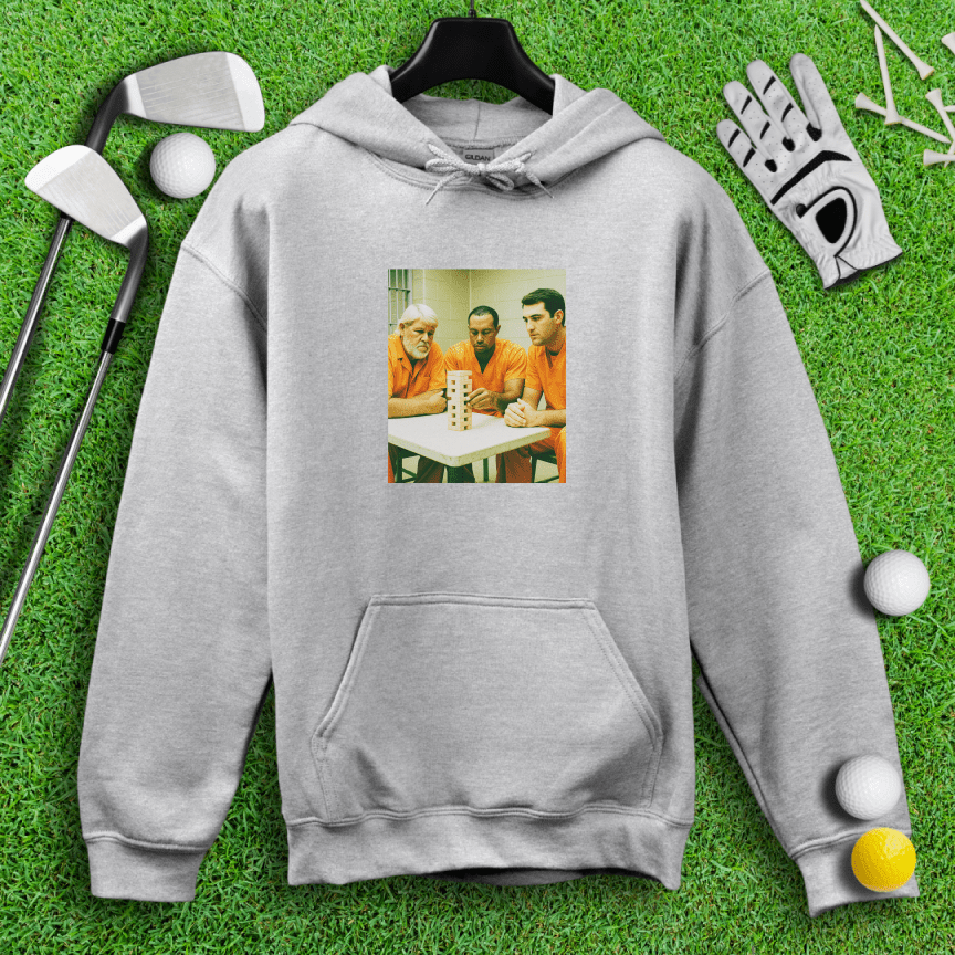 Trio Mugshot Jenga Hoodie - TeeHee Golf Gear