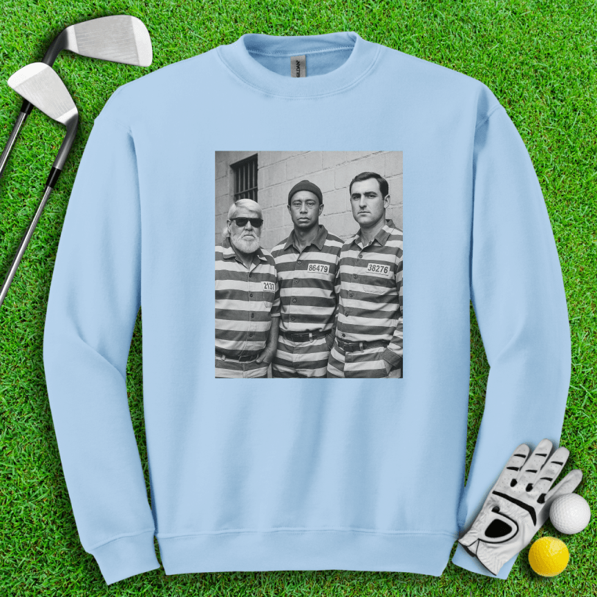 Trio Mugshot Retro Crewneck - TeeHee Golf Gear