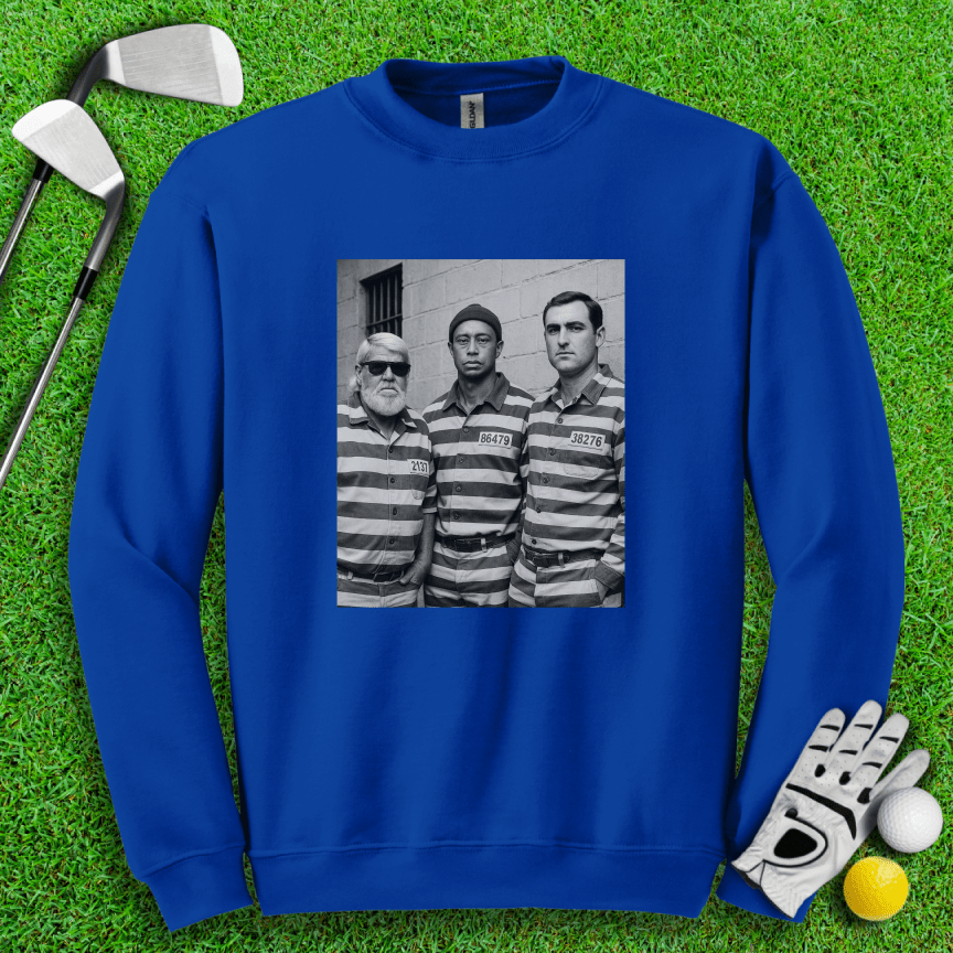 Trio Mugshot Retro Crewneck - TeeHee Golf Gear