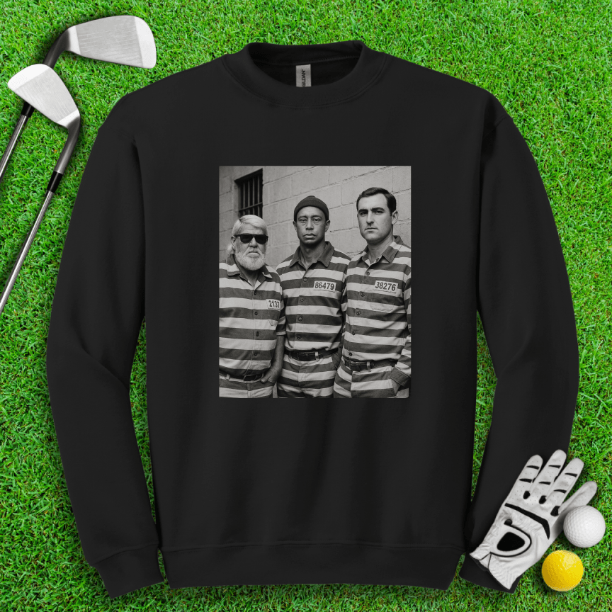 Trio Mugshot Retro Crewneck - TeeHee Golf Gear