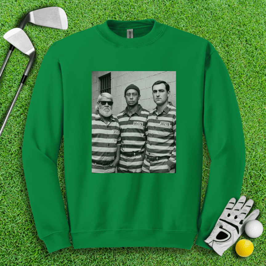 Trio Mugshot Retro Crewneck - TeeHee Golf Gear