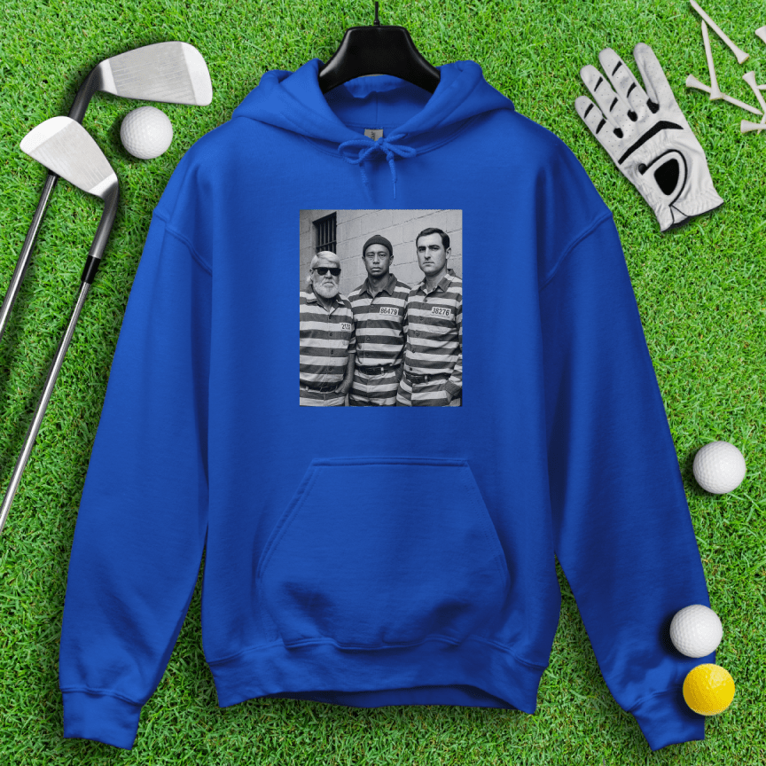 Trio Mugshot Retro Hoodie - TeeHee Golf Gear
