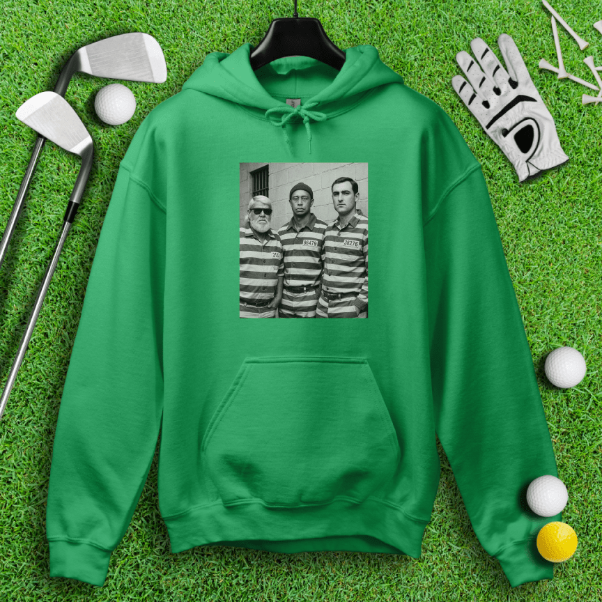 Trio Mugshot Retro Hoodie - TeeHee Golf Gear