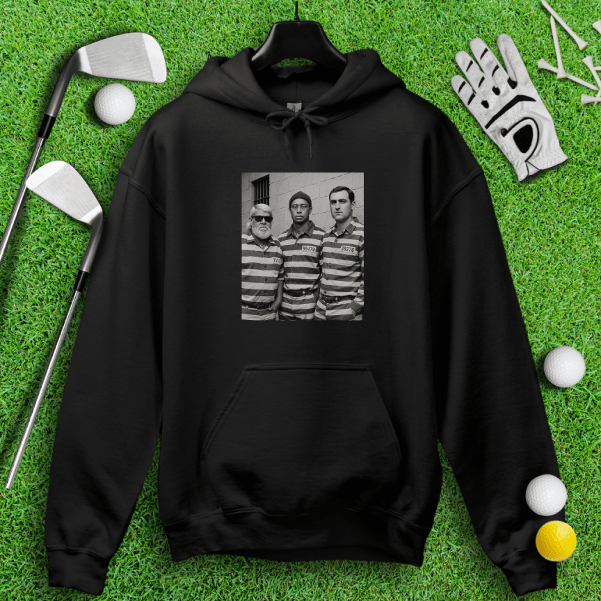 Trio Mugshot Retro Hoodie - TeeHee Golf Gear