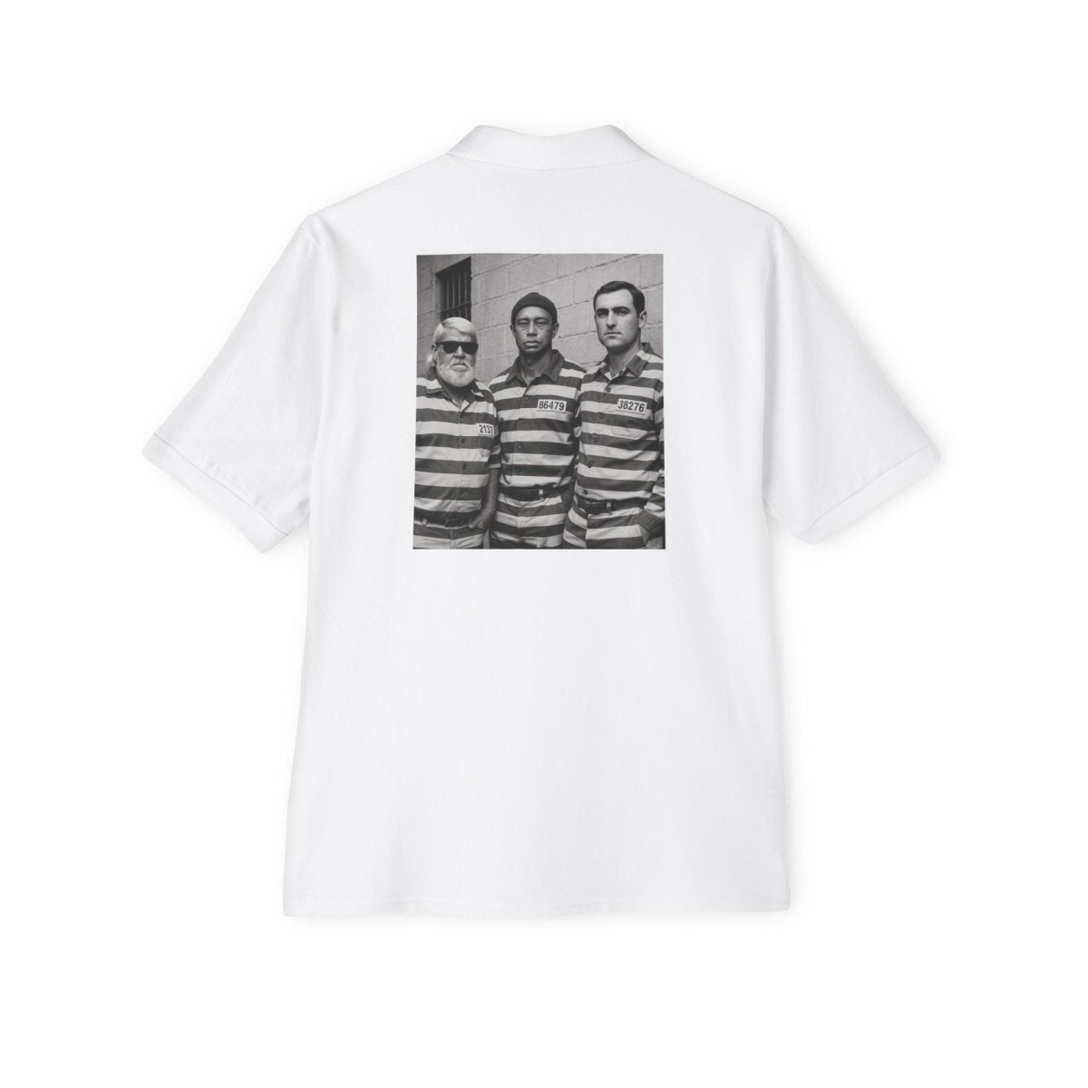 Trio Mugshot Retro Polo Shirt - TeeHee Golf Gear