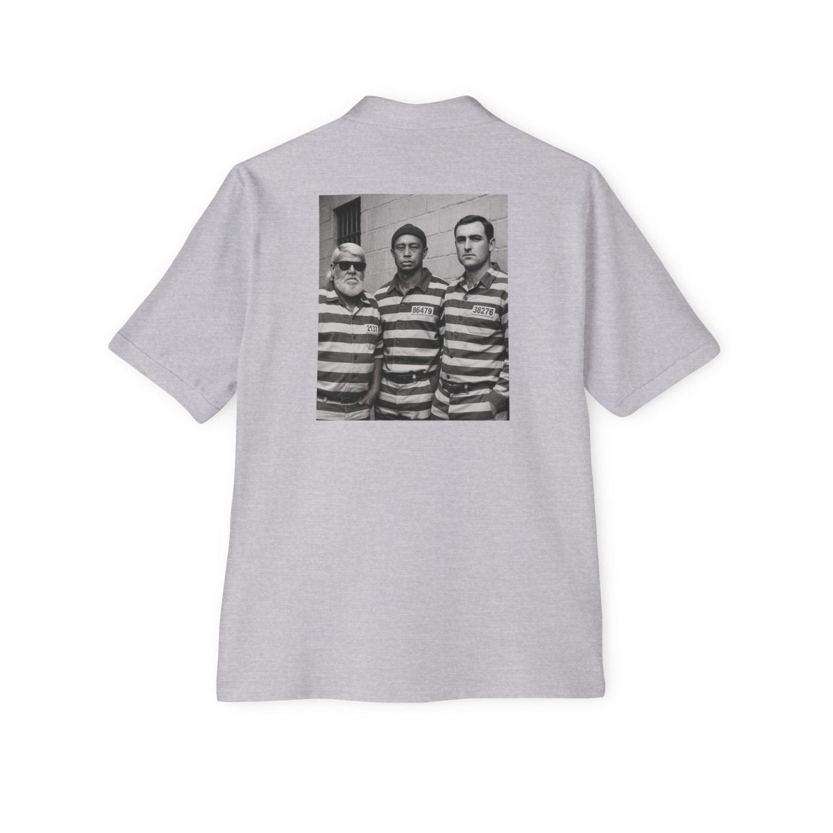 Trio Mugshot Retro Polo Shirt - TeeHee Golf Gear