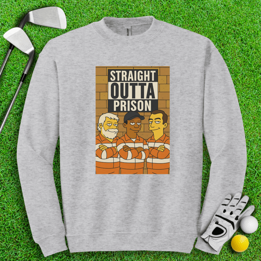 Trio Mugshot Simpson Crewneck - TeeHee Golf Gear