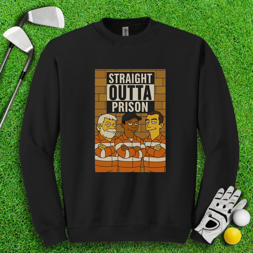 Trio Mugshot Simpson Crewneck - TeeHee Golf Gear