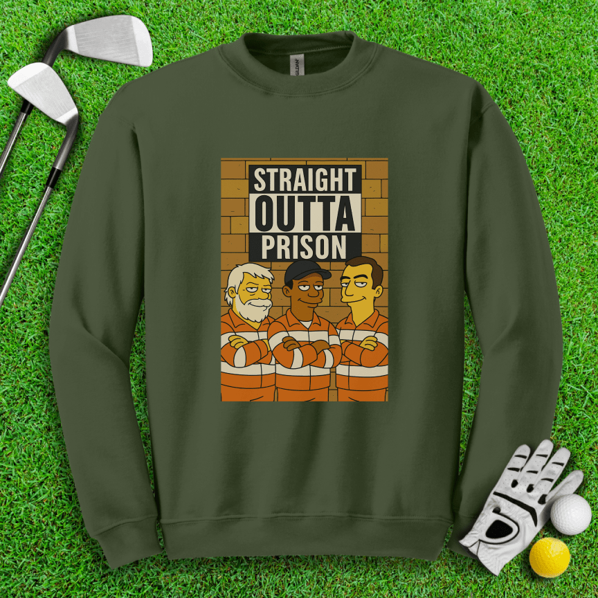 Trio Mugshot Simpson Crewneck - TeeHee Golf Gear