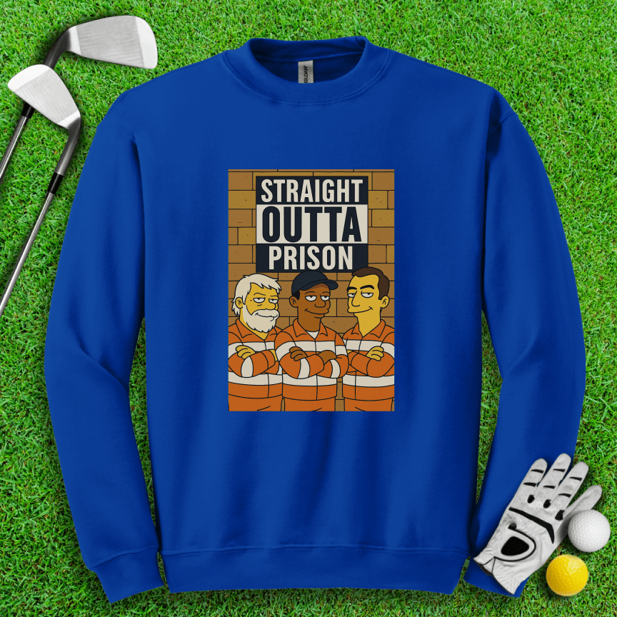 Trio Mugshot Simpson Crewneck - TeeHee Golf Gear