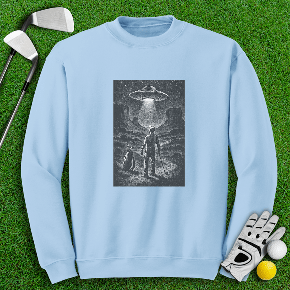 UFO On The Green Crewneck - TeeHee Golf Gear