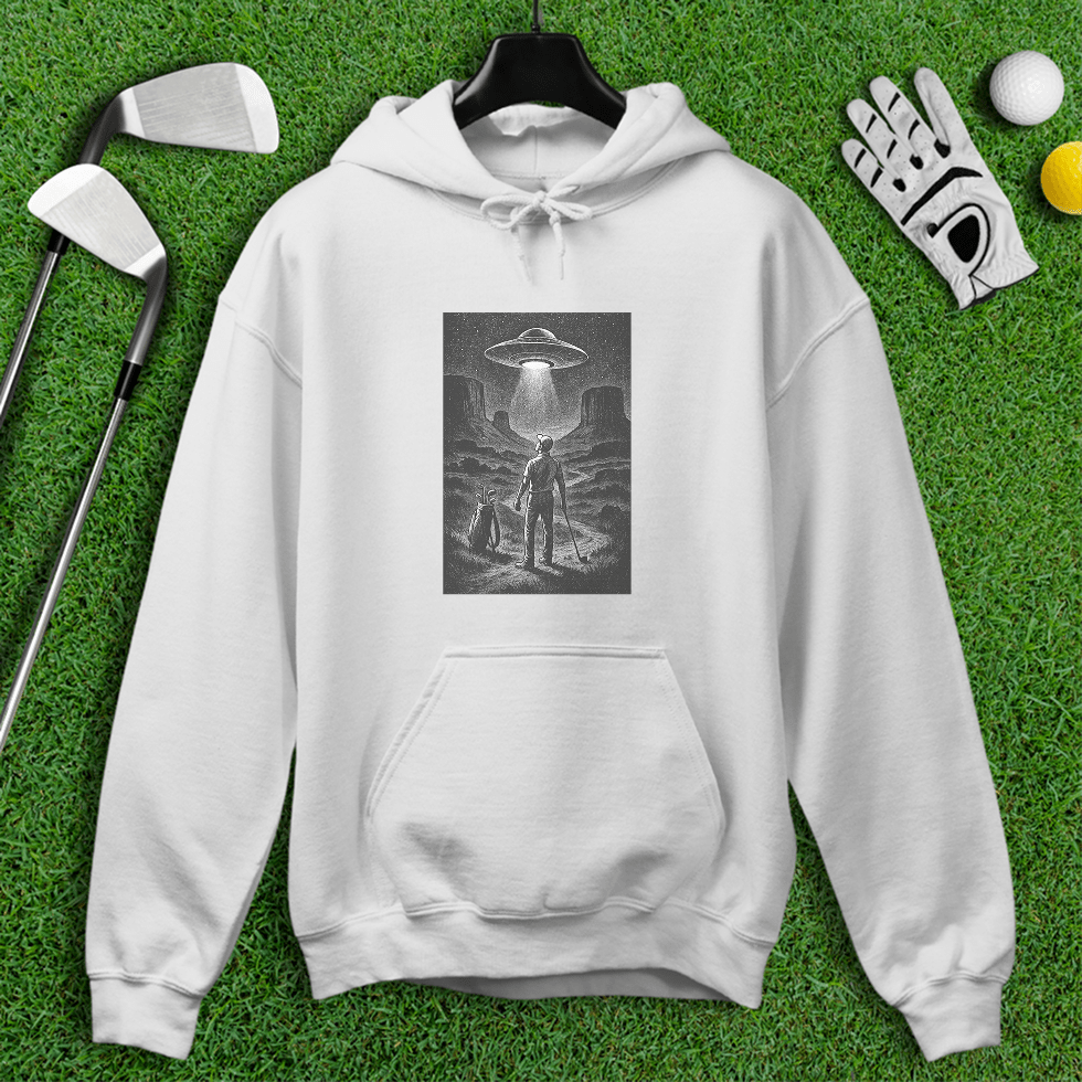 UFO On The Green Hoodie - TeeHee Golf Gear