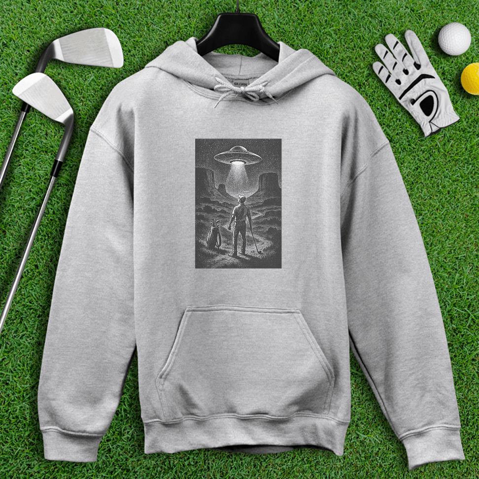 UFO On The Green Hoodie - TeeHee Golf Gear