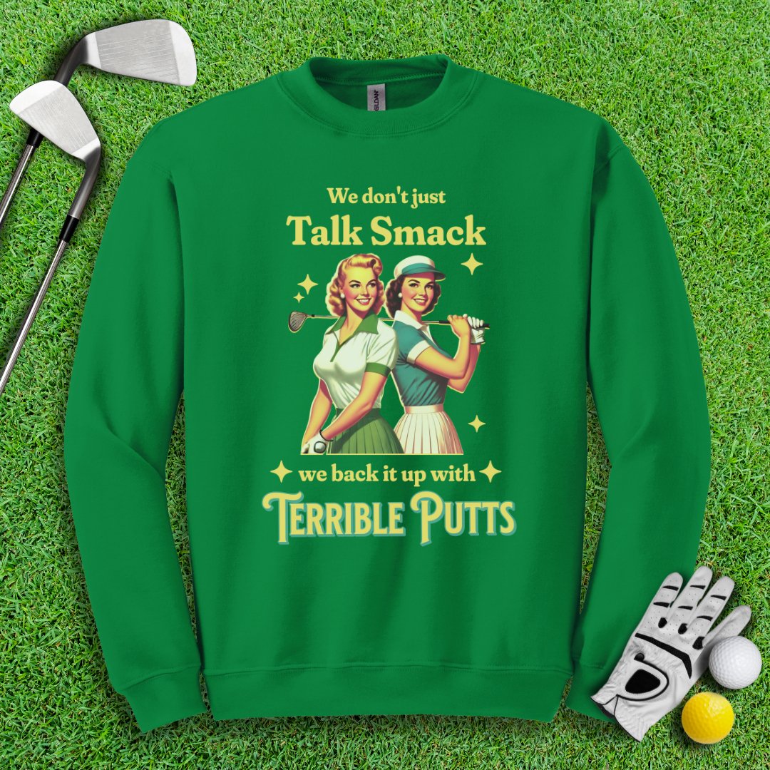 We Don’t Just Talk Smack Crewneck - TeeHee Golf Gear