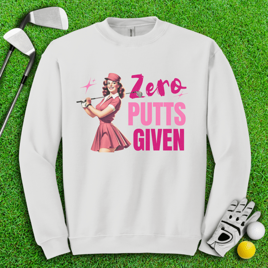 Zero Putts Given Crewneck - TeeHee Golf Gear