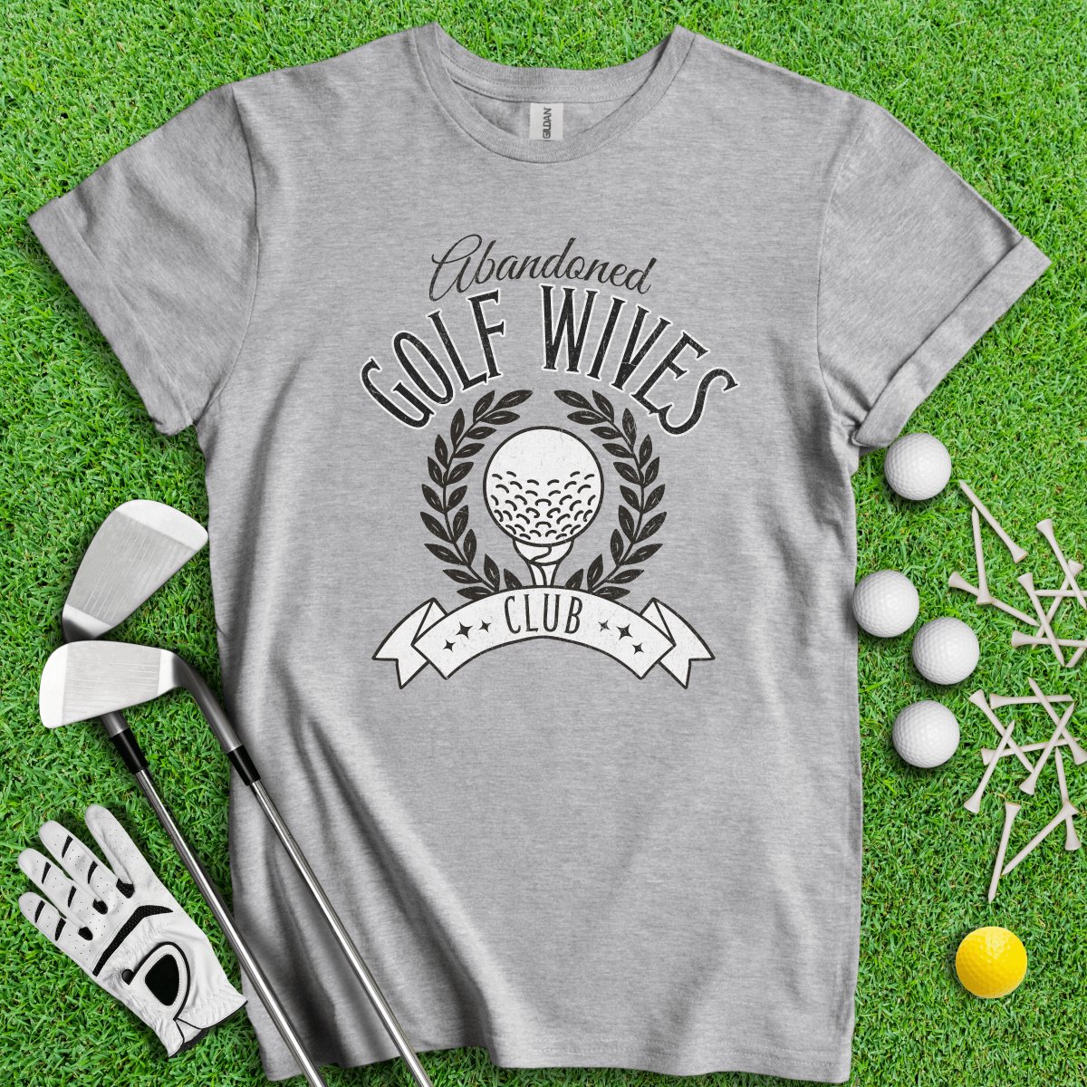 Abandoned Golf Wives Club T - Shirt - TeeHee Golf Gear