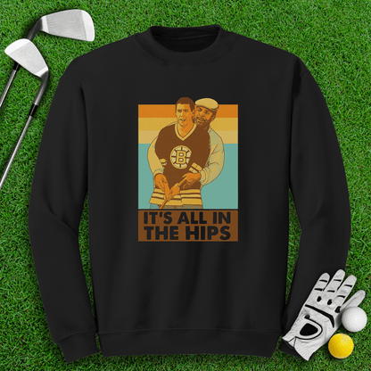 All In The Hips Crewneck - TeeHee Golf Gear