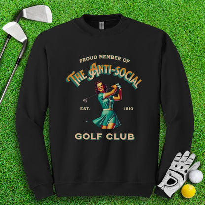 Anti - Social Club Crewneck - TeeHee Golf Gear