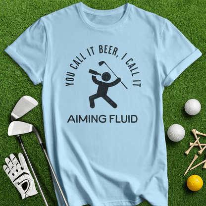 Beer Aiming Fluid T-Shirt - TeeHee Golf Gear