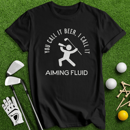 Beer Aiming Fluid T-Shirt - TeeHee Golf Gear