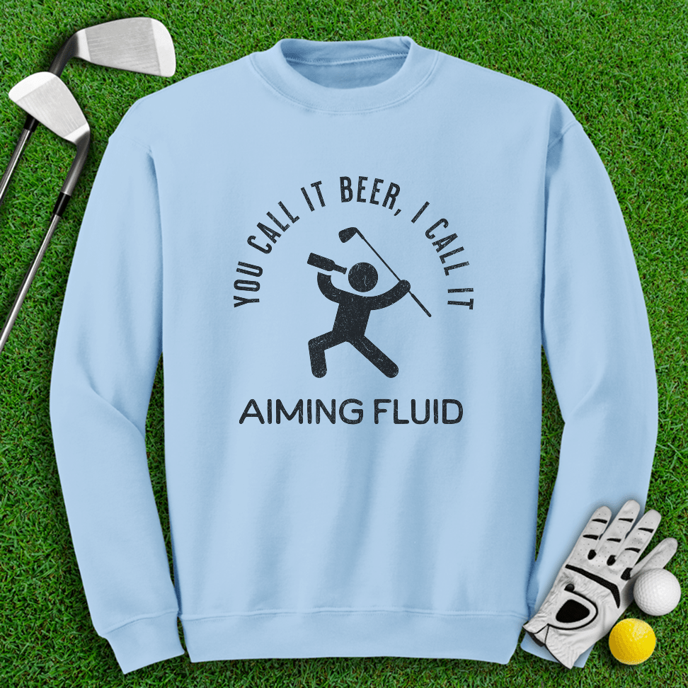 Beer AKA Aiming Fluid Crewneck - TeeHee Golf Gear