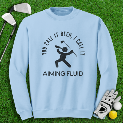 Beer AKA Aiming Fluid Crewneck - TeeHee Golf Gear