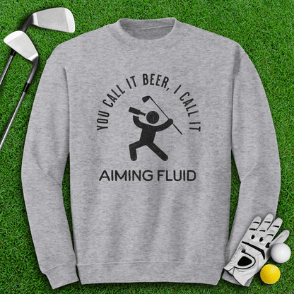 Beer AKA Aiming Fluid Crewneck - TeeHee Golf Gear