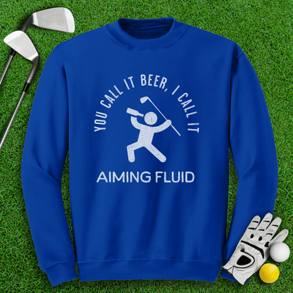 Beer AKA Aiming Fluid Crewneck - TeeHee Golf Gear