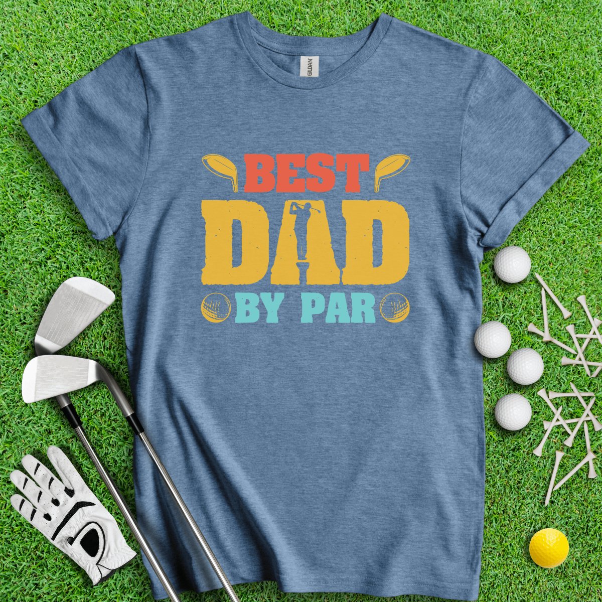 Best Dad By Par T - Shirt - TeeHee Golf Gear