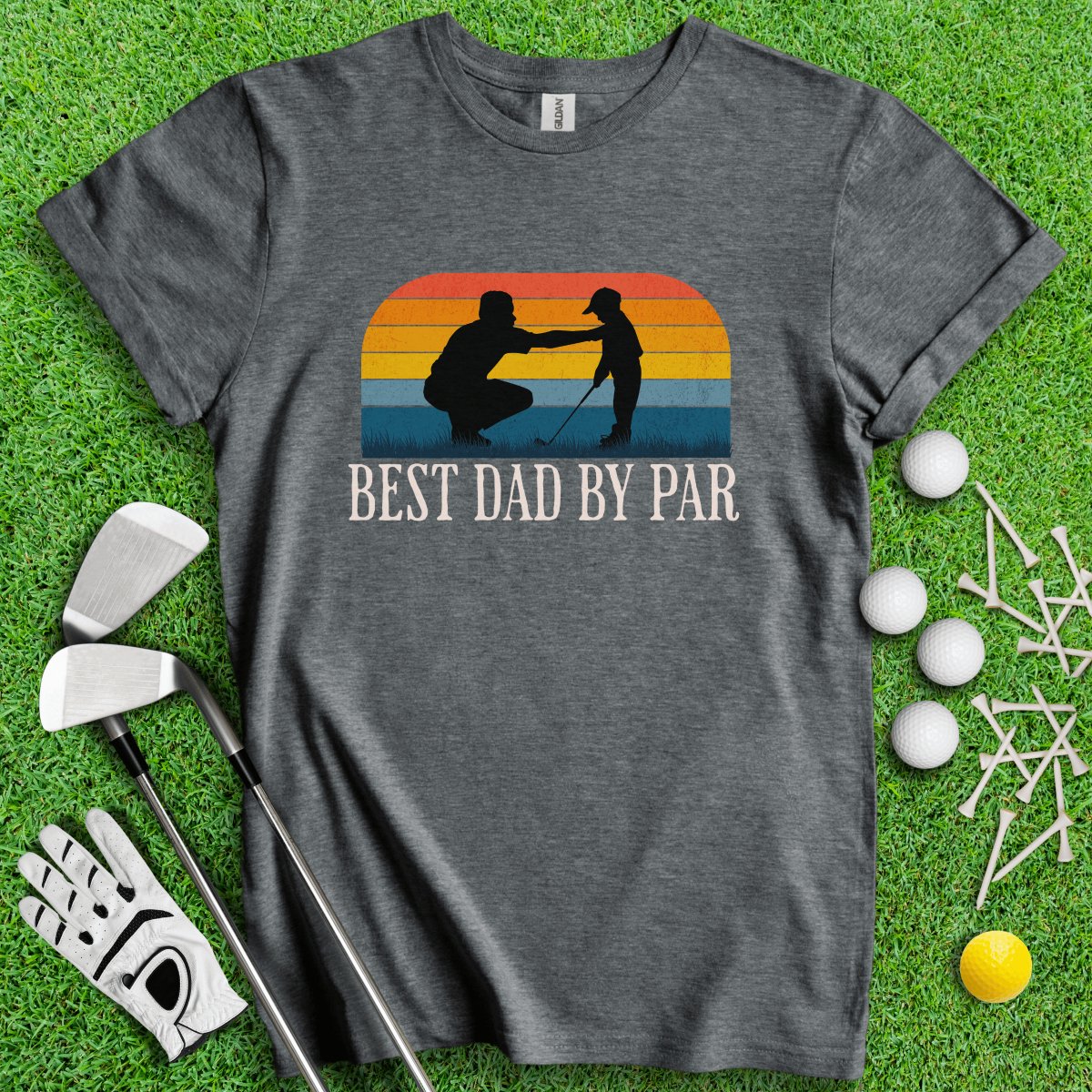 Best Dad By Par T - Shirt - TeeHee Golf Gear