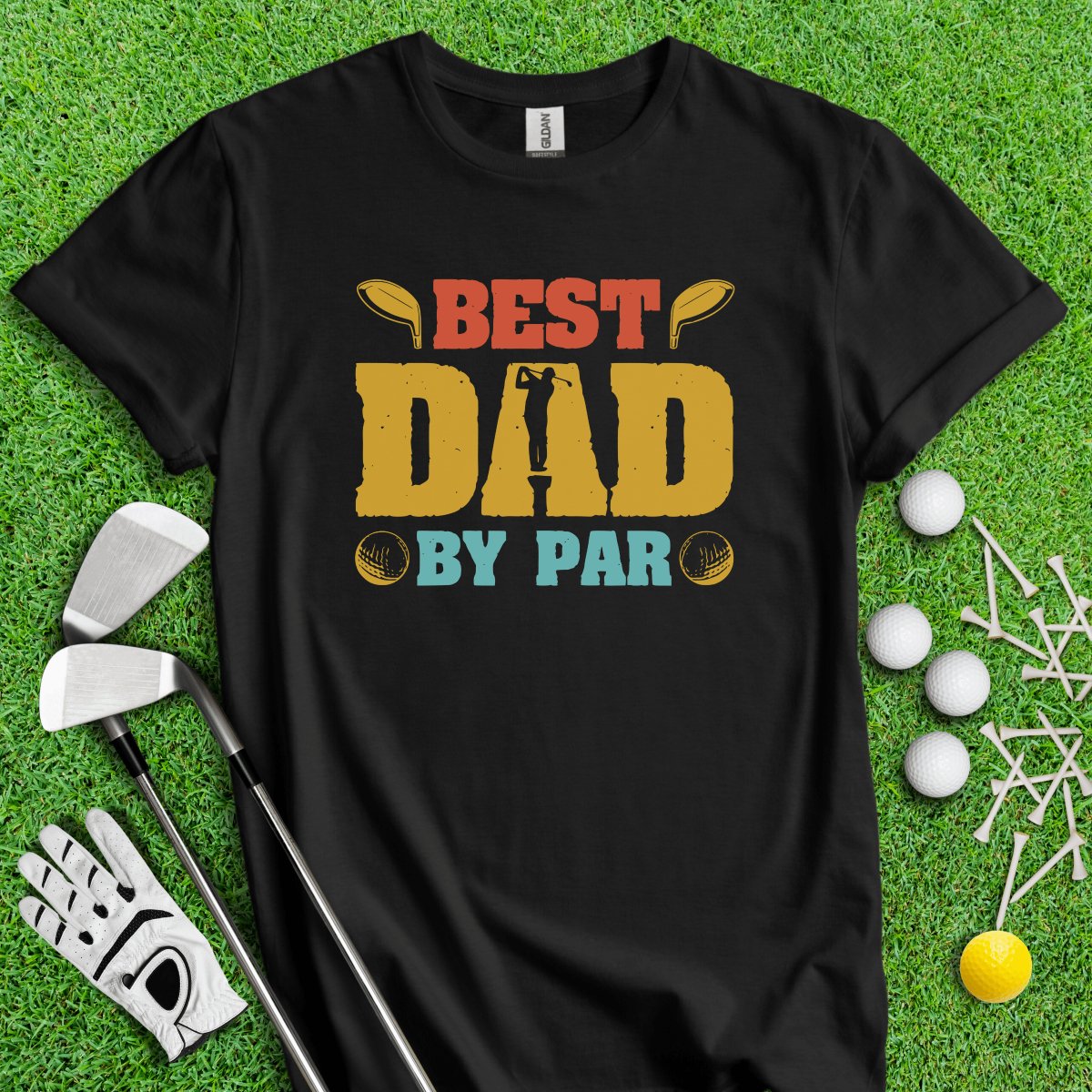 Best Dad By Par T - Shirt - TeeHee Golf Gear