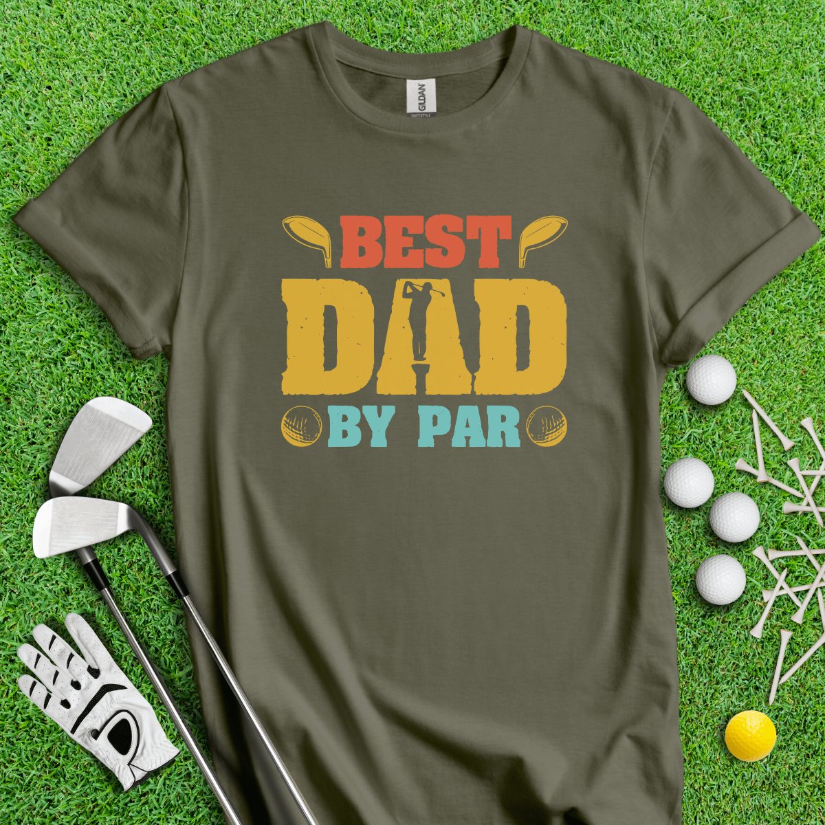 Best Dad By Par T - Shirt - TeeHee Golf Gear