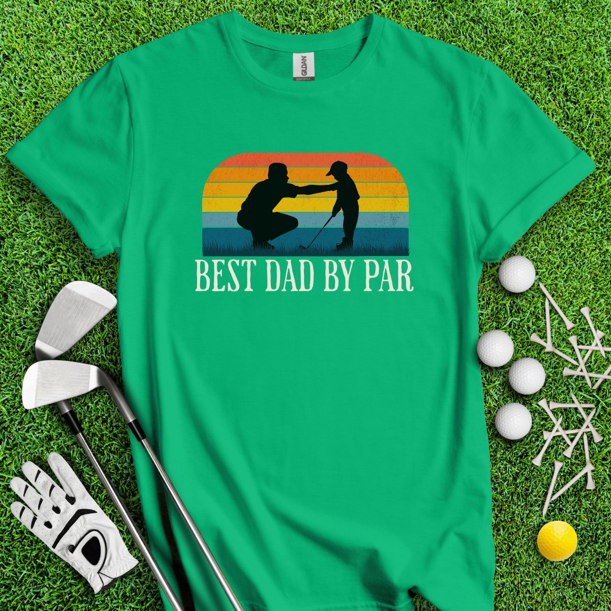 Best Dad By Par T - Shirt - TeeHee Golf Gear