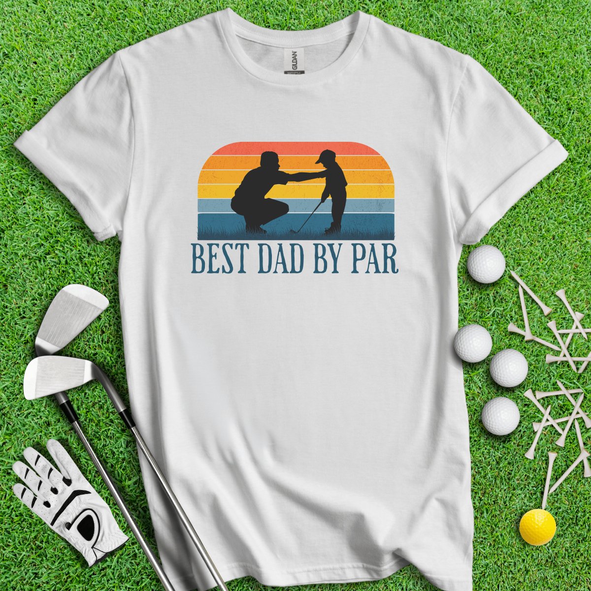 Best Dad By Par T - Shirt - TeeHee Golf Gear