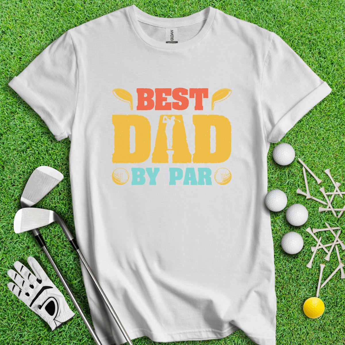 Best Dad By Par T - Shirt - TeeHee Golf Gear