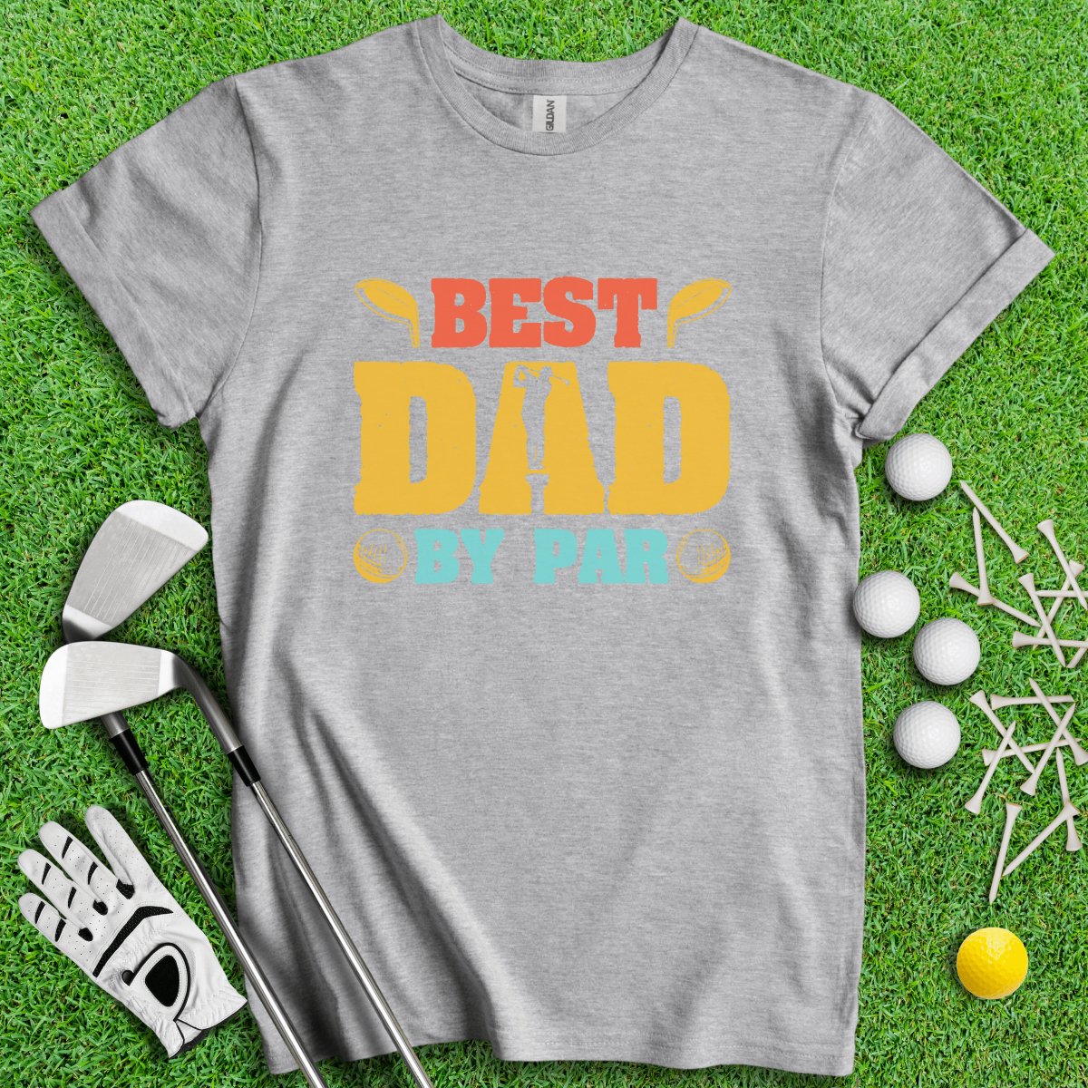 Best Dad By Par T - Shirt - TeeHee Golf Gear