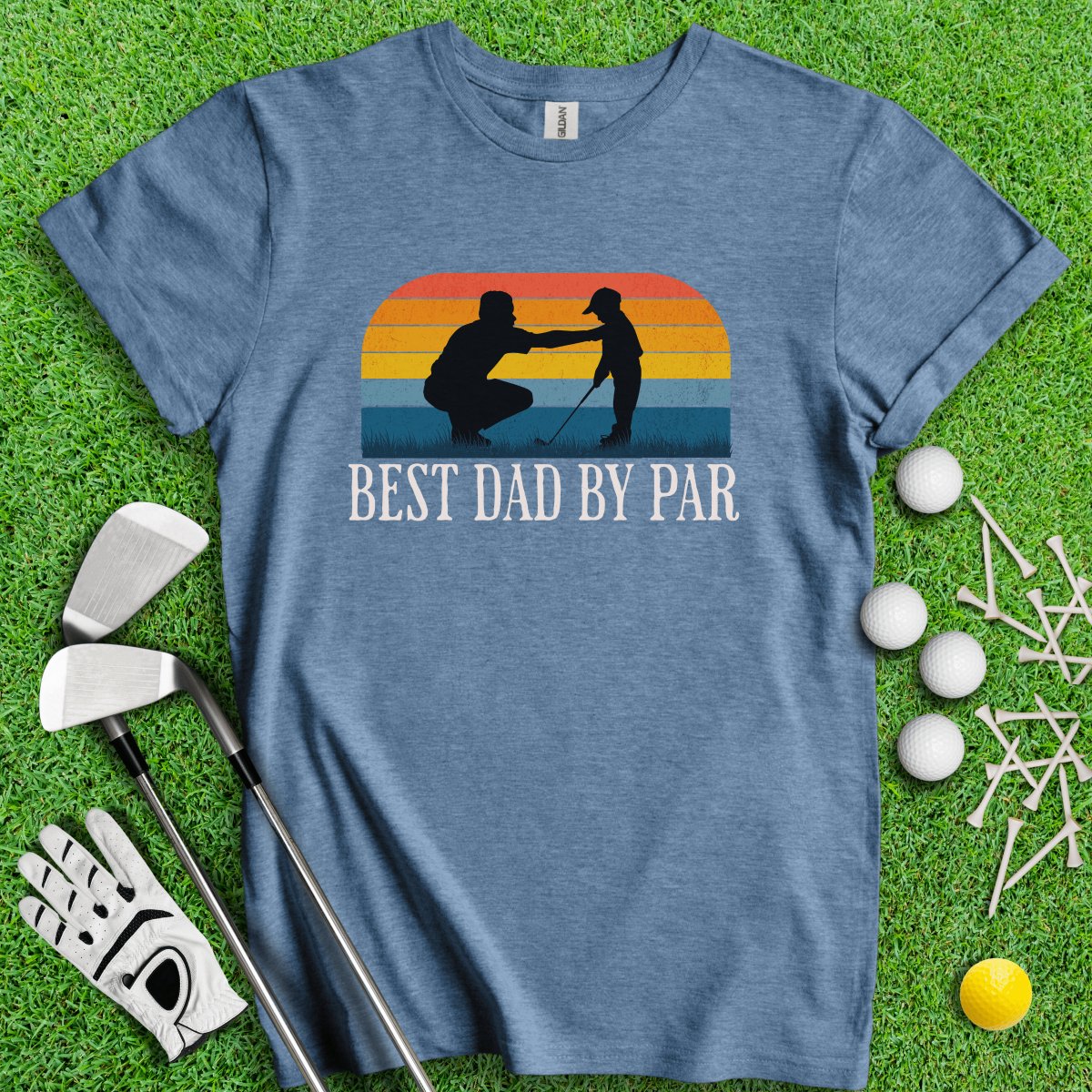 Best Dad By Par T - Shirt - TeeHee Golf Gear