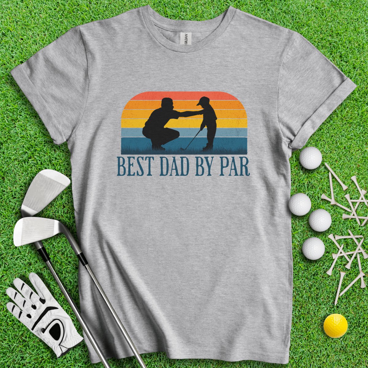 Best Dad By Par T - Shirt - TeeHee Golf Gear