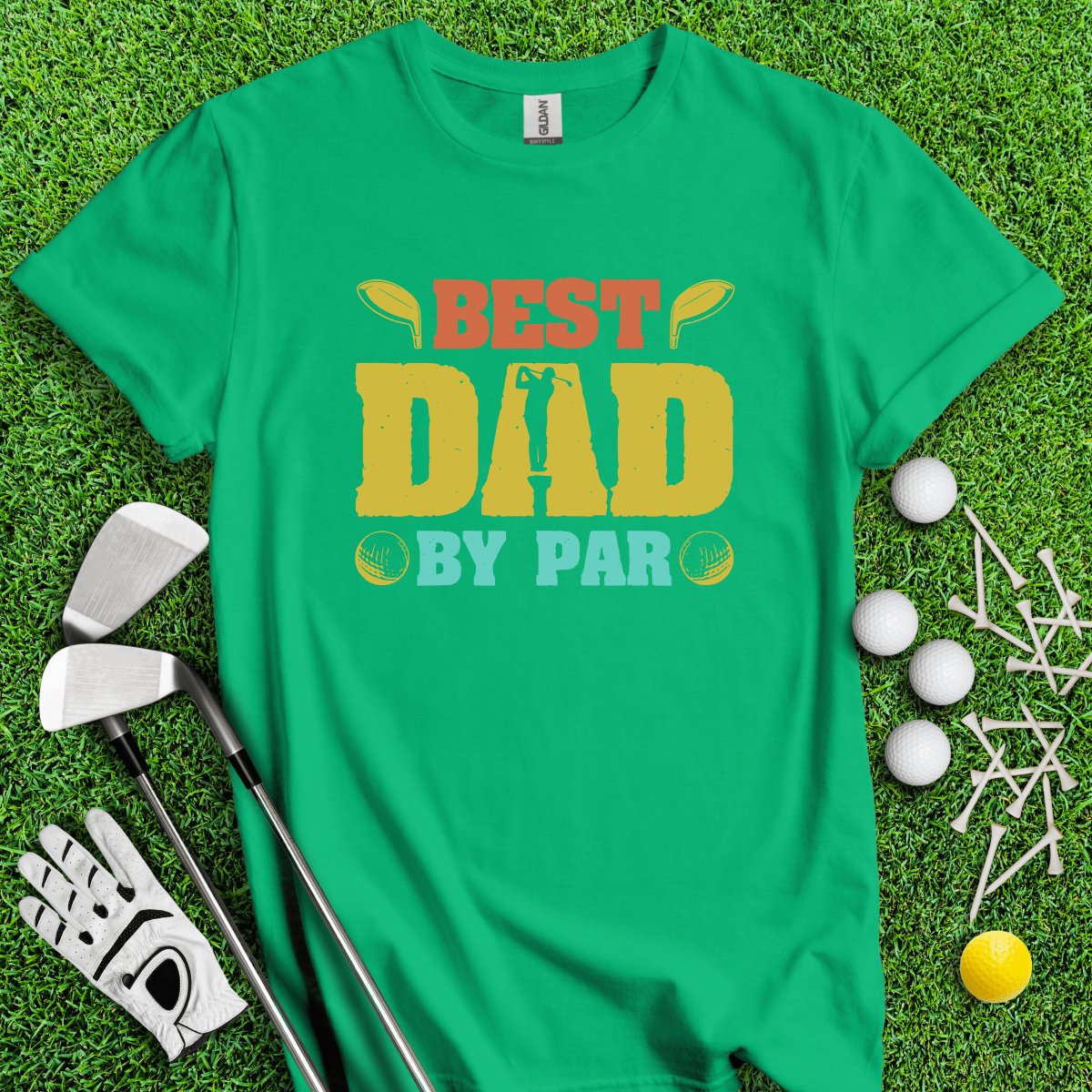 Best Dad By Par T - Shirt - TeeHee Golf Gear