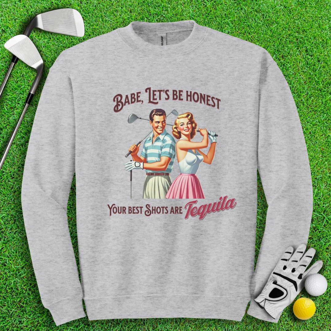 Best Shots Are Tequila Crewneck - TeeHee Golf Gear