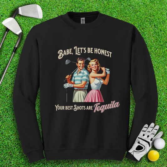 Best Shots Are Tequila Crewneck - TeeHee Golf Gear