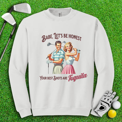 Best Shots Are Tequila Crewneck - TeeHee Golf Gear