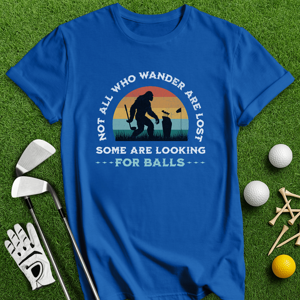 Bigfoot Golf Ball T-Shirt - TeeHee Golf Gear