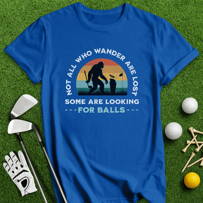 Bigfoot Golf Ball T-Shirt - TeeHee Golf Gear
