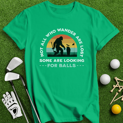 Bigfoot Golf Ball T-Shirt - TeeHee Golf Gear
