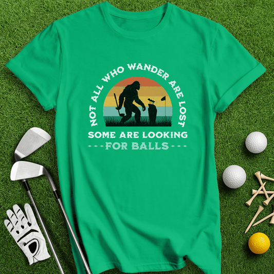 Bigfoot Golf Ball T-Shirt - TeeHee Golf Gear