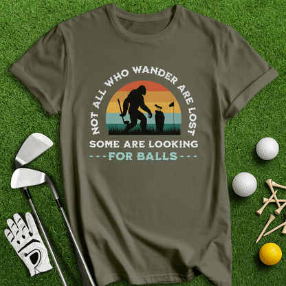 Bigfoot Golf Ball T-Shirt - TeeHee Golf Gear