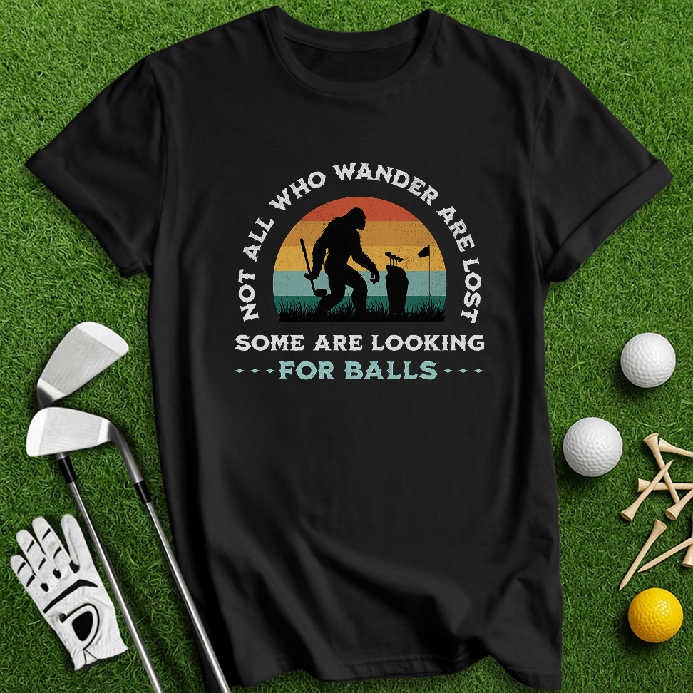 Bigfoot Golf Ball T-Shirt - TeeHee Golf Gear